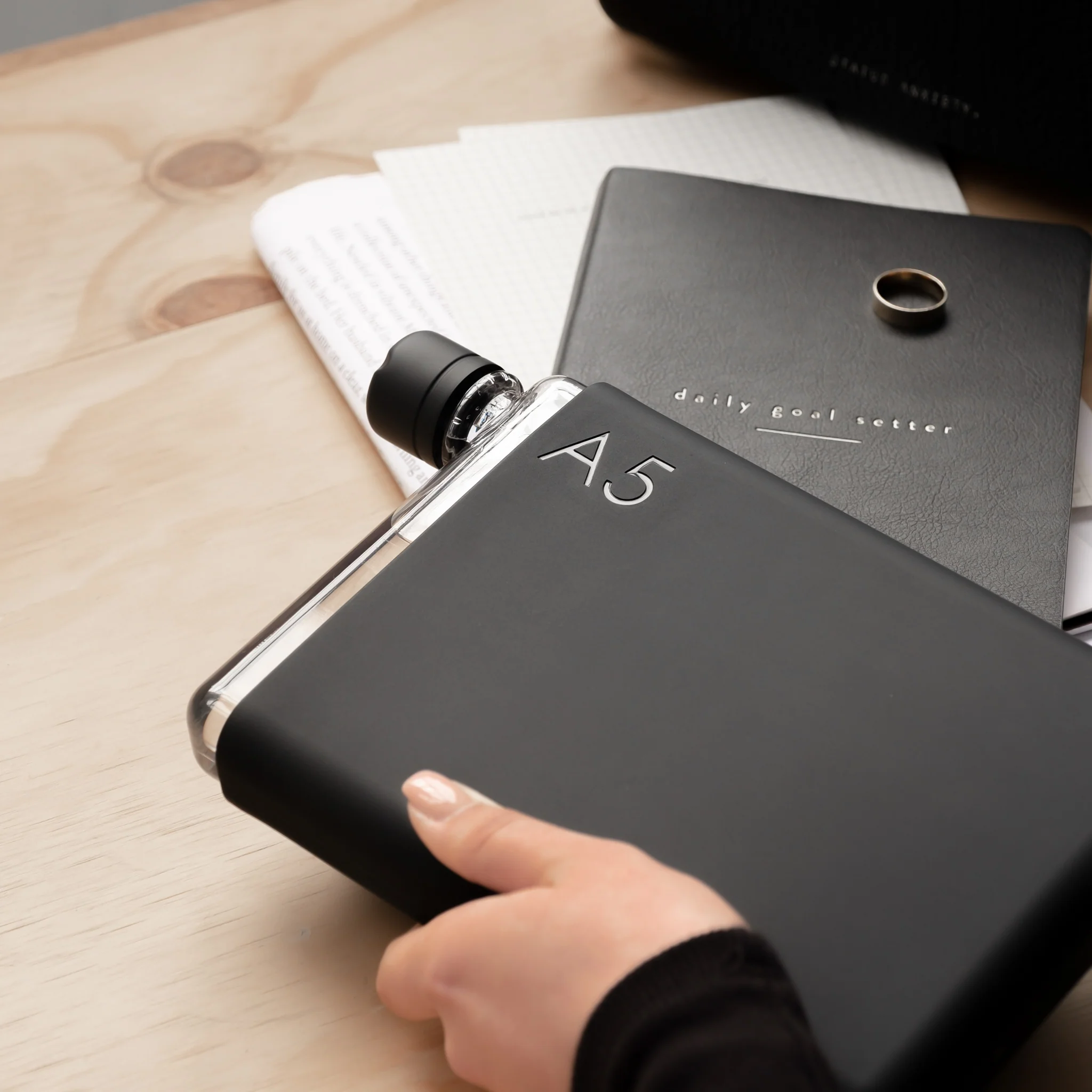 A5 Silicone Sleeve - Black Ink - Image 4