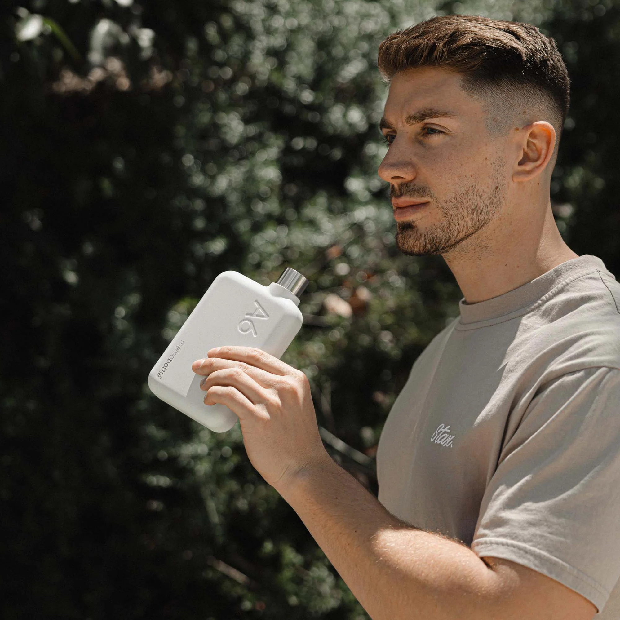 A6 memobottle (Stainless Steel) - White - Image 4