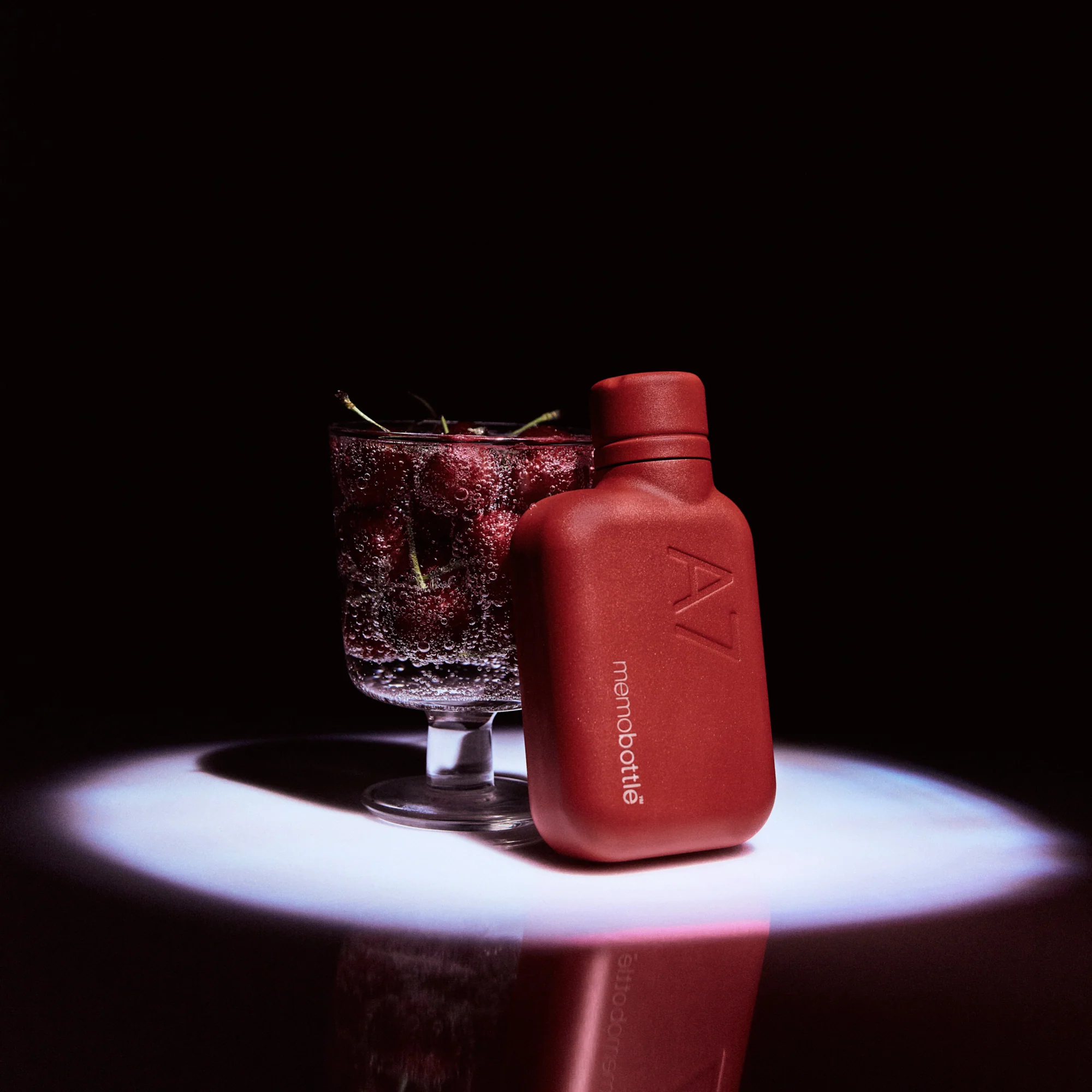 A7 memobottle (Stainless Steel) - Red - Image 4