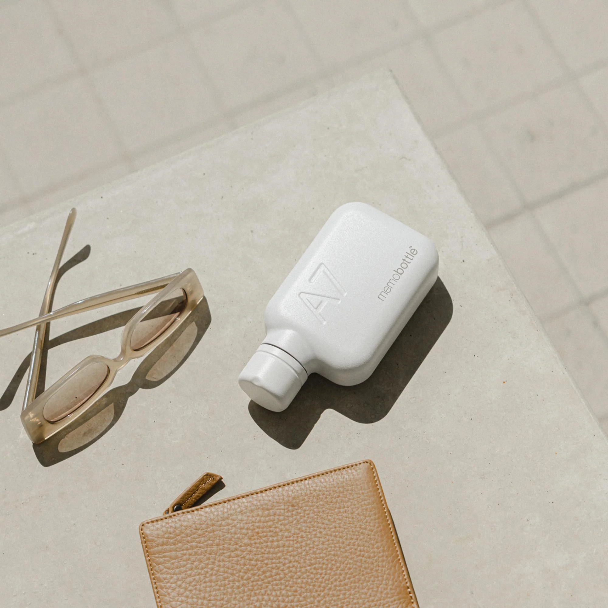 A7 memobottle (Stainless Steel) - White - Image 3