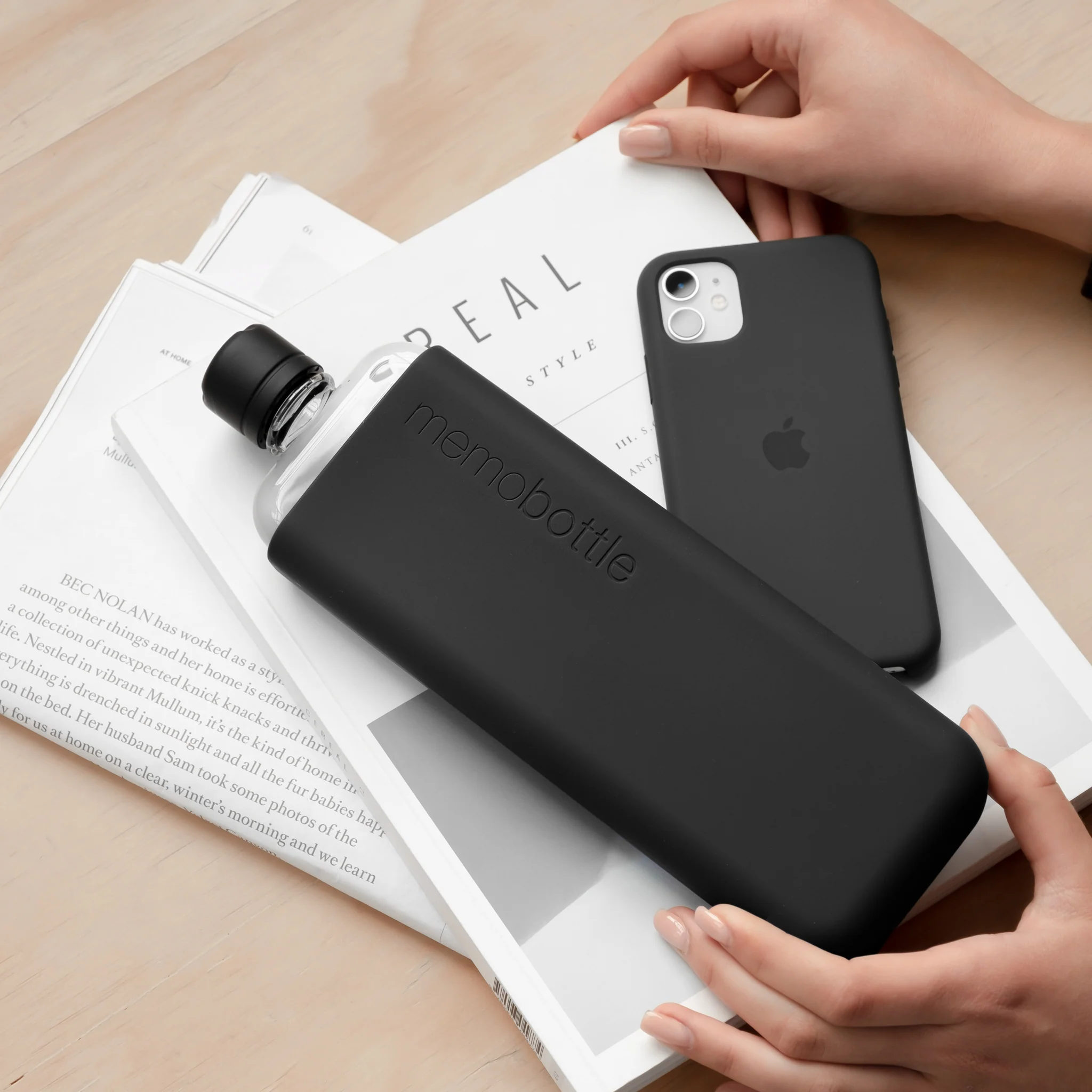 Matte Black Lid (Original memobottle) - Image 4